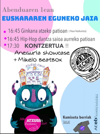 Día del Euskera – Fiesta en la escuela el día 1