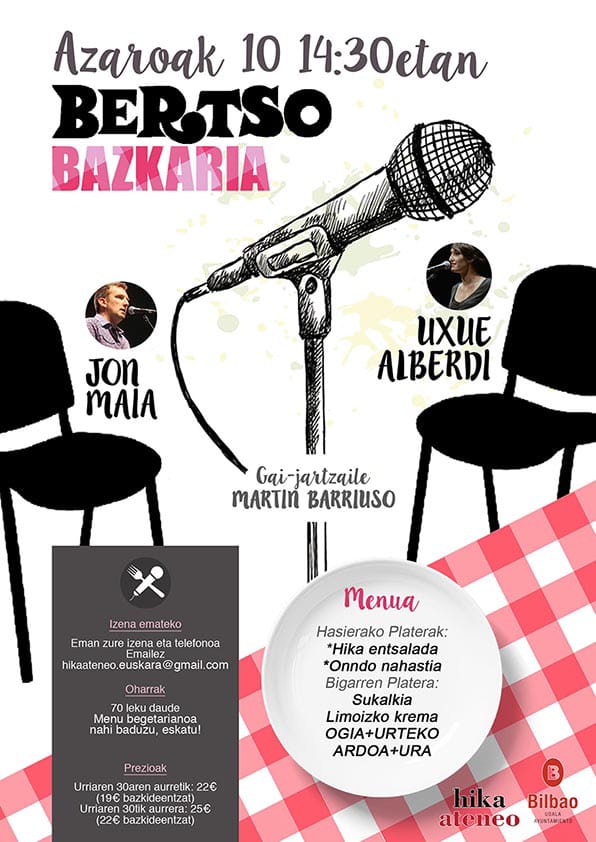 Bertso bazkaria – 10 de noviembre
