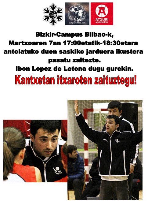 Saskibaloi entrenamendu berezia Ibon Lopez de Letonaren eskutik